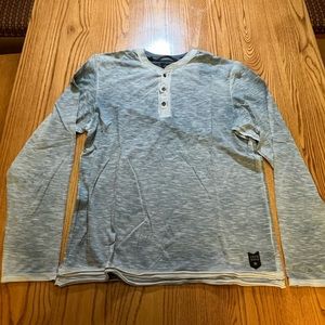 Buffalo Long Sleeve Blue Tee